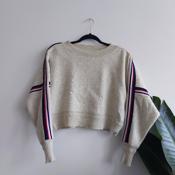 Isabel Marant Sweaters - Isabel Marant Etoile Kao Cropped Oversize sweater